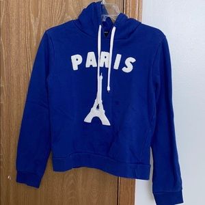 Blue forever 21 Paris hoodie